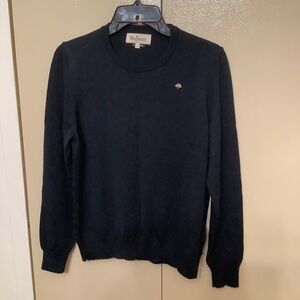 Mulberry Dark Navy Wool Blend Jumper Sweater​​​​​​​